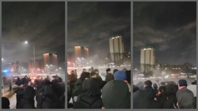 Около 300 молодых людей вышли на митинг в Астане