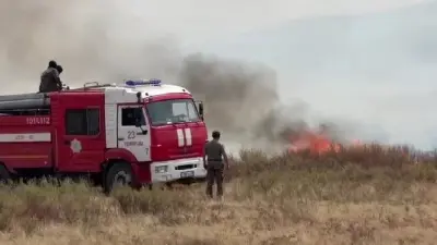 650 га горело в Шетском районе Карагандинской области 