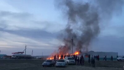Подземная цистерна с газом взорвалась на АЗС в Актюбинской области