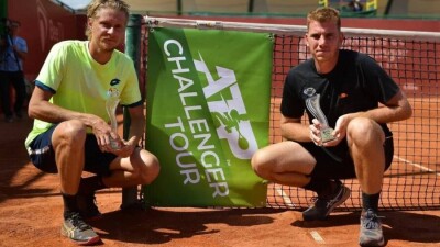 В парном разряде турнира BeeTV Challenger 80 в Шымкенте выиграли теннисисты из Узбекистана и Греции