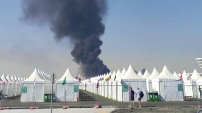 Сильный пожар вспыхнул возле фан-зоны чемпионата мира в Катаре