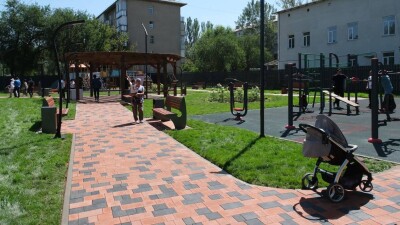 Новое общественное пространство открыли в микрорайоне "Акжар" в Алматы