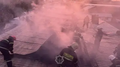 Крупный пожар в Павлодаре: горел кондитерский цех