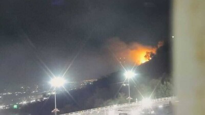 В Алматы на ВОАД в районе Толе би горела гора