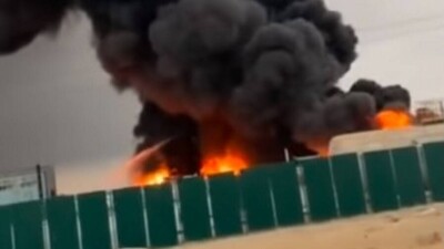 Пожар произошёл в вахтовом посёлке Тенгиз