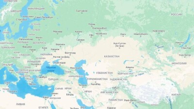 В "Яндекс.Картах" пропали государственные границы стран