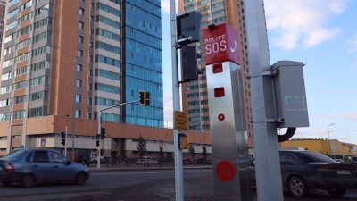 На улицах Нур-Султана устанавливают кнопки для экстренного вызова полиции