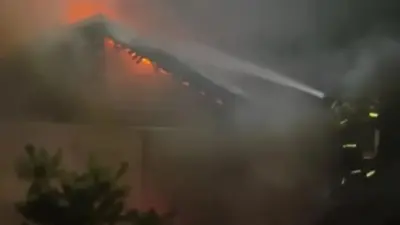 Банный комплекс горел в Караганде