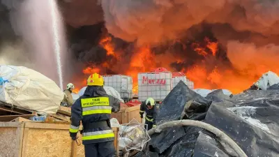 Крупный пожар в Талдыкоргане ликвидировали