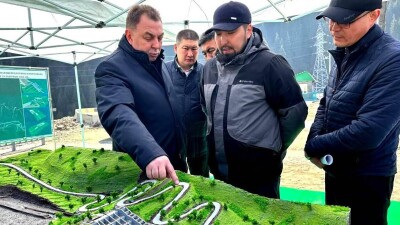 Глава МЧС прибыл в Алматы и проверил, как строят селезадерживающую плотину "Аюсай"