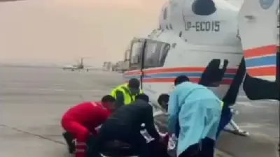 Пострадавшего в смертельном пожаре в селе Алгабас мужчину доставили в Шымкент