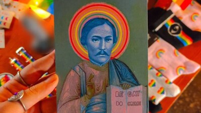 Казахстанцев возмутила открытка с изображением "радужного" Чокана Валиханова
