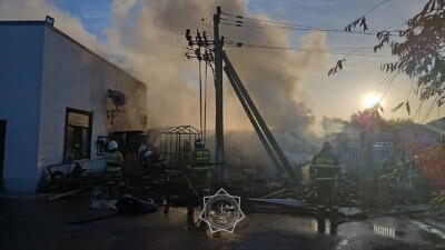 Пожар произошёл в аквапарке Кызылорды