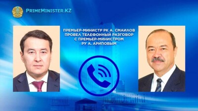 Алихан Смаилов поговорил по телефону с премьером Узбекистана
