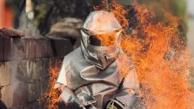 Грузовик снёс газовую трубу и загорелся в Талдыкоргане