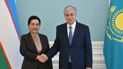 Касым-Жомарт Токаев принял председателя сената Узбекистана Танзилу Нарбаеву