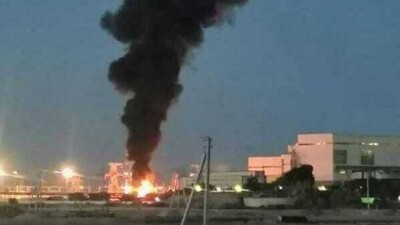 Сильный пожар произошёл на ТЭЦ-3 в Актау