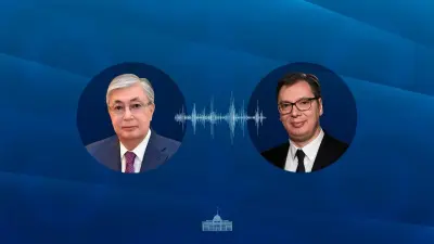 Глава государства получил поздравление от президента Сербии