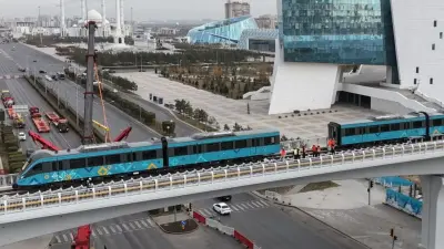Тестовая эксплуатация LRT в Астане: поезда разогнали до 80 км/ч