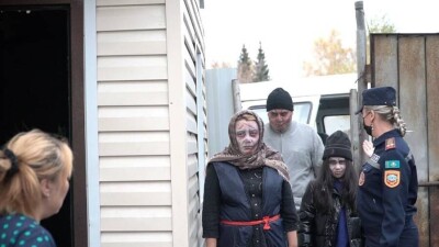 Зомби-челлендж провели спасатели ВКО