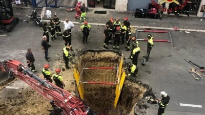 В Ватикане мужчину восемь часов спасали из подкопа, ведущего в банк