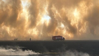 Пожары из-за непотушенных сигарет: сразу в шести районах Акмолинской области вспыхнула степь
