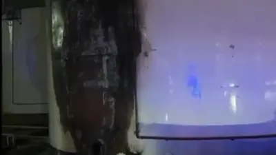 Пожар произошёл на территории нефтебазы в Туркестане