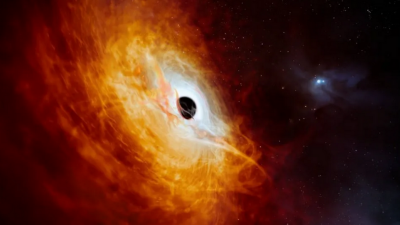 Источник света мощностью 500 триллионов солнц. Учёные обнаружили самую яркую чёрную дыру
