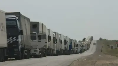 Устранить искусственные ограничения и километровые очереди грузовиков на границах ЕАЭС призвал президент Казахстана