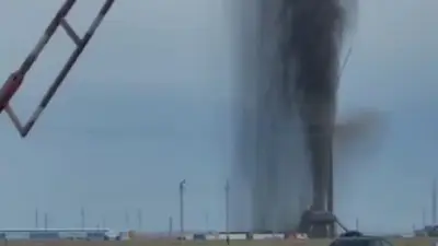 Авария на нефтяной скважине произошла близ Жанаозена