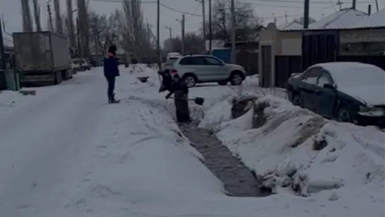 Скриншот с видео акимата Семея
