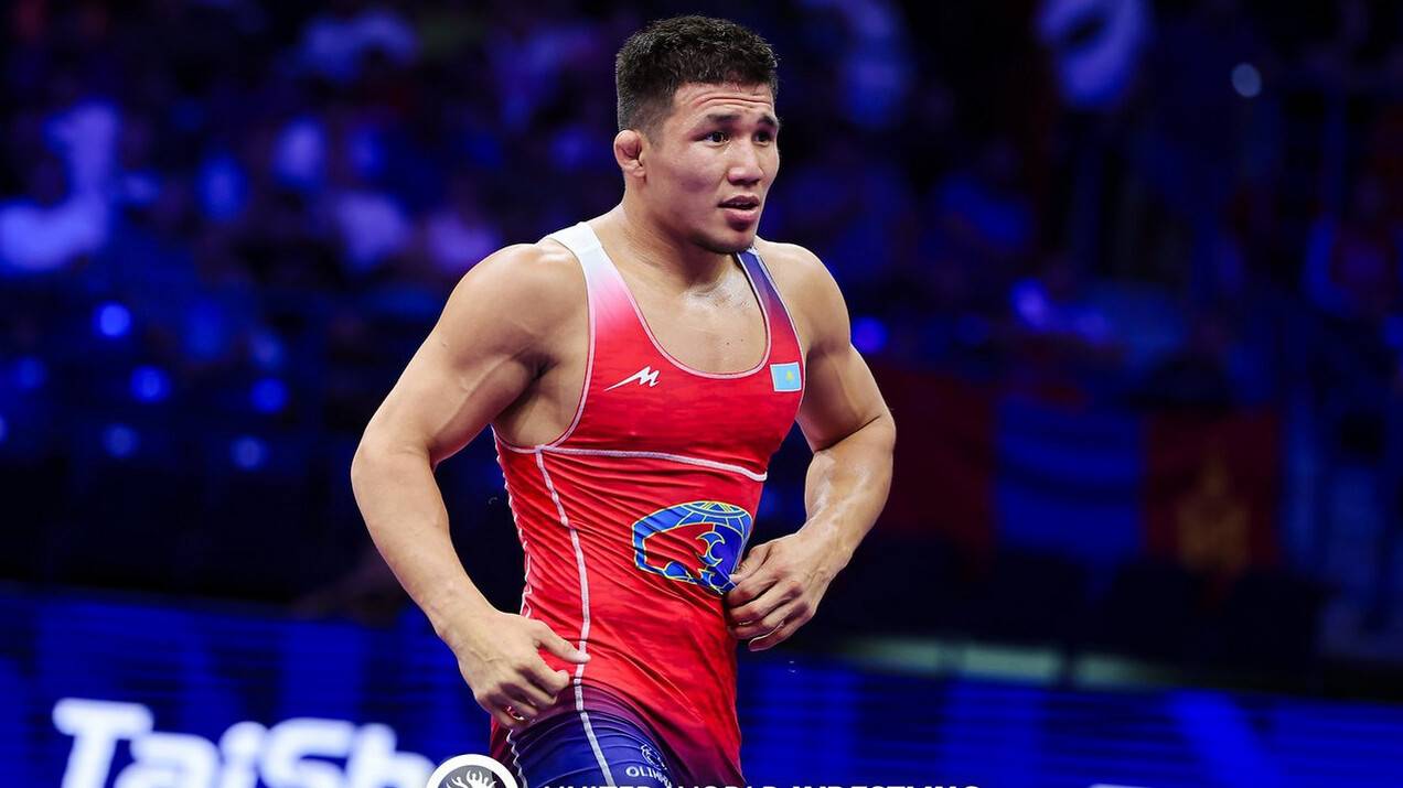 Казахстанский борец Нуркожа Кайпанов стал чемпионом мира