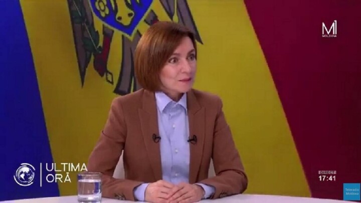 Президент Молдовы застала ощутимое землетрясение в прямом эфире