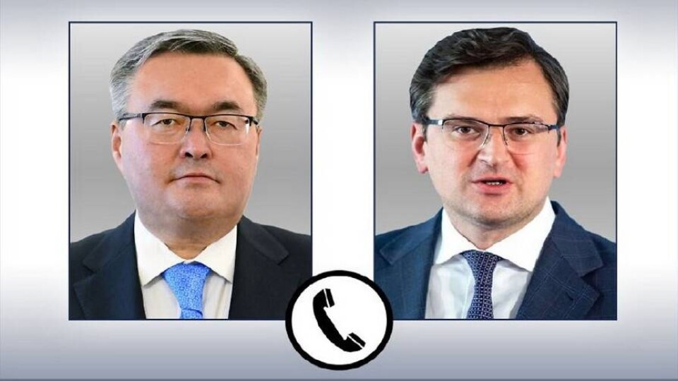 Главы МИД Казахстана и Украины поговорили по телефону