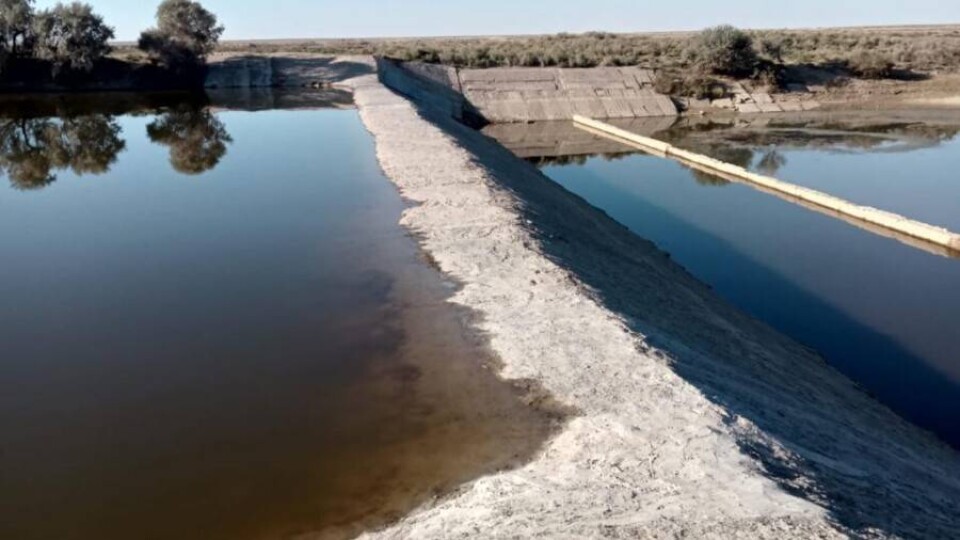 Вода начала поступать в Малое Аральское море после реконструкции водослива Аспай
