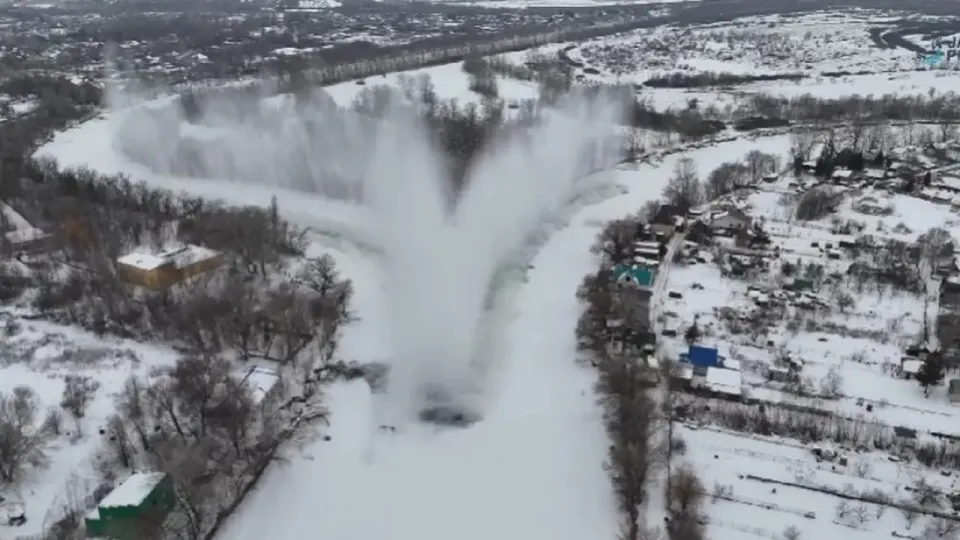 Кадр с видео МЧС