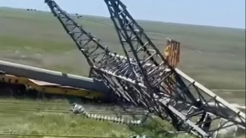 Кадр с видео из соцсети