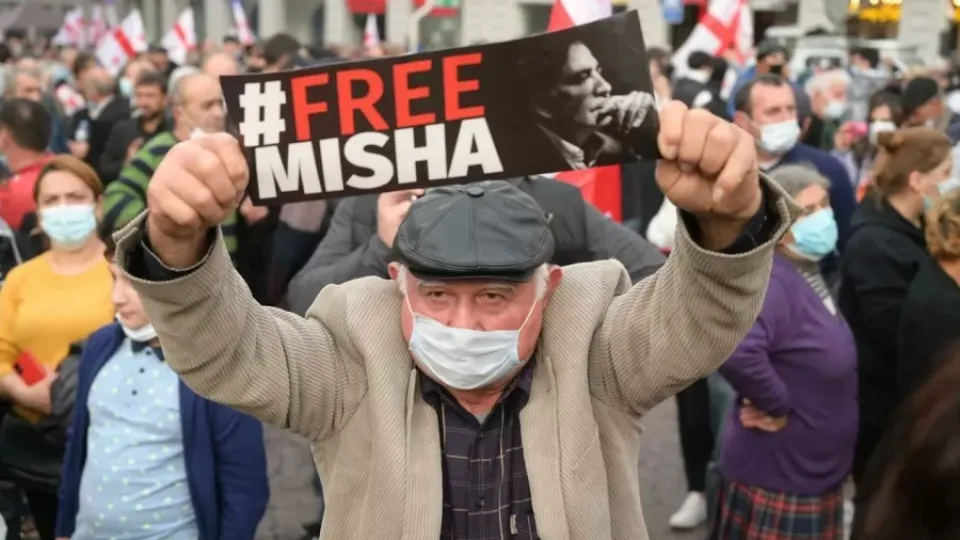 В Тбилиси проходит митинг в поддержку Саакашвили