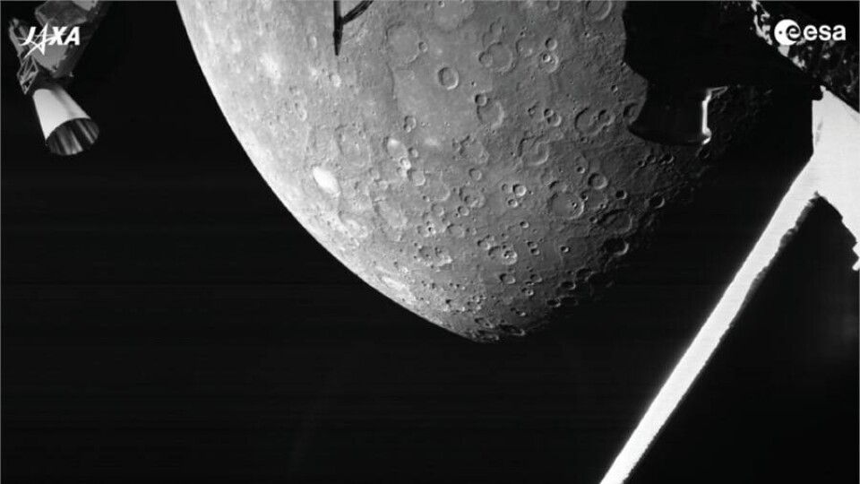 Аппарат BepiColombo прислал первые снимки Меркурия