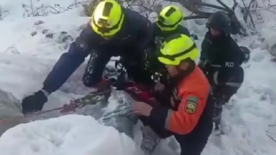 Кадр с видео МЧС