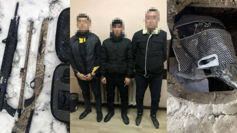 Задержали троих участников ограбления оружейного магазина в Алматы