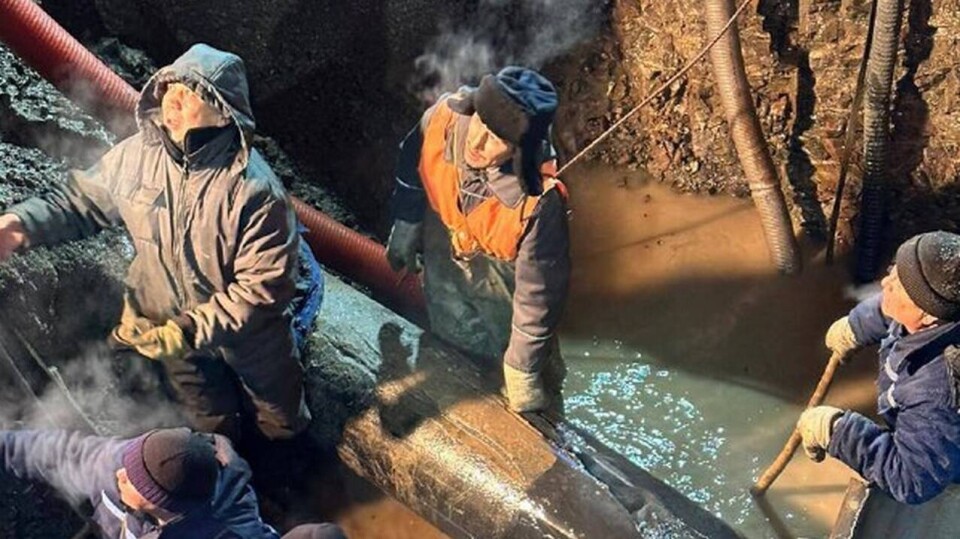 В Экибастузе снова коммунальная авария. Повреждён технический водопровод, предназначенный для ТЭЦ