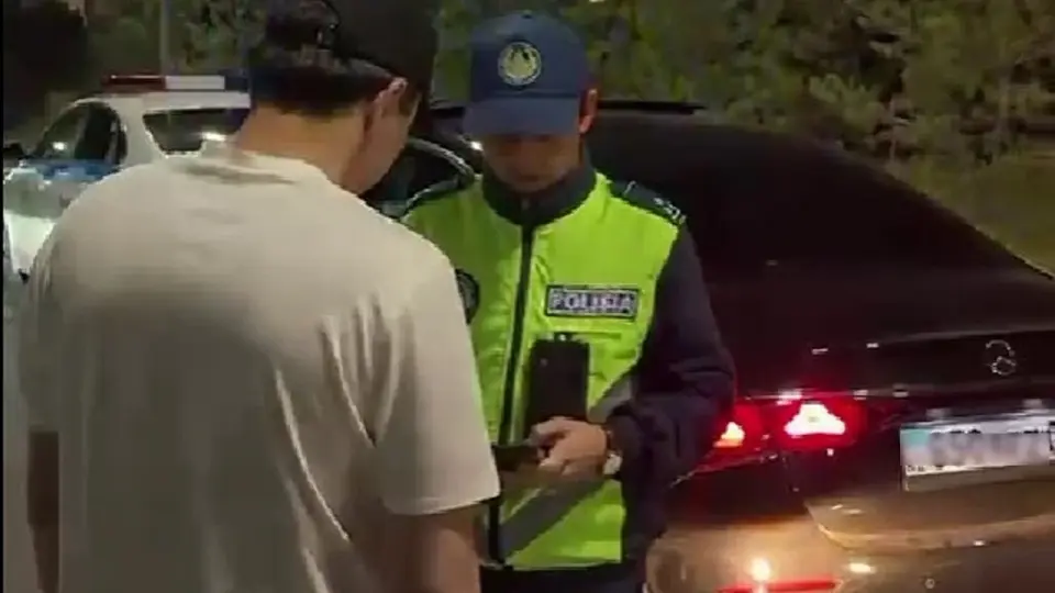 Кадр из видео Polisia.kz