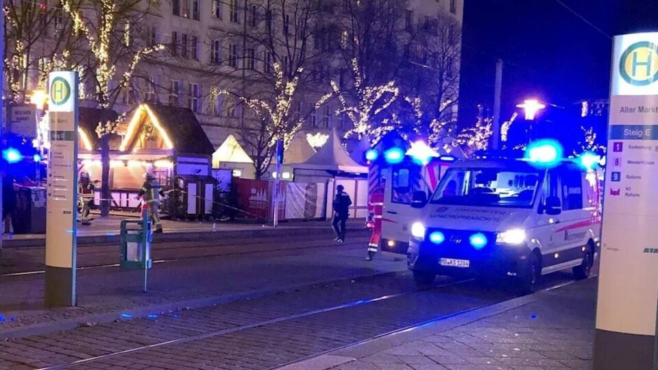 Автомобиль протаранил толпу на рождественской ярмарке в Германии. Есть пострадавшие