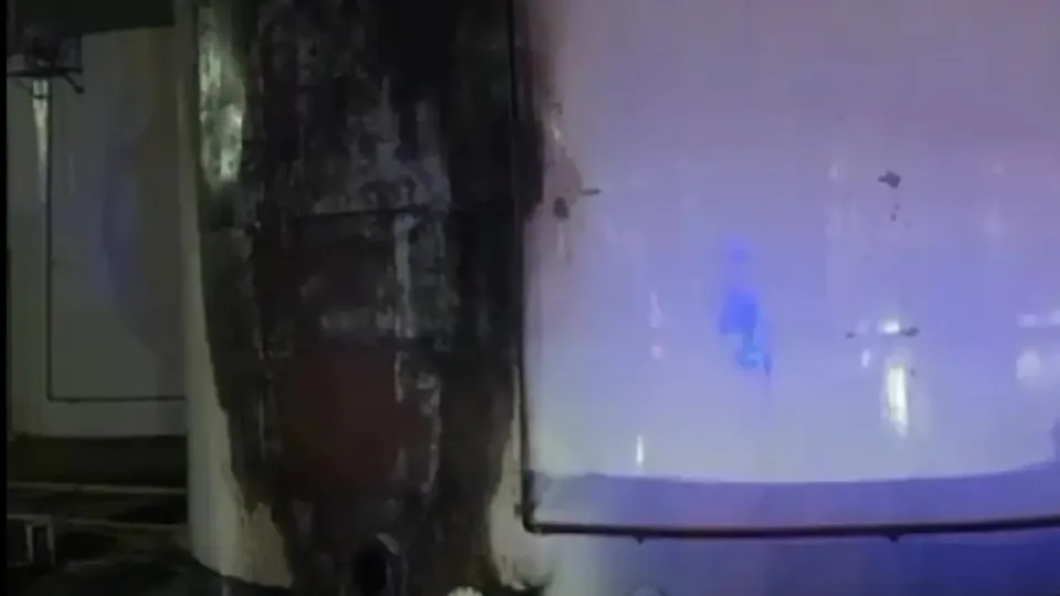 Кадр с видео МЧС