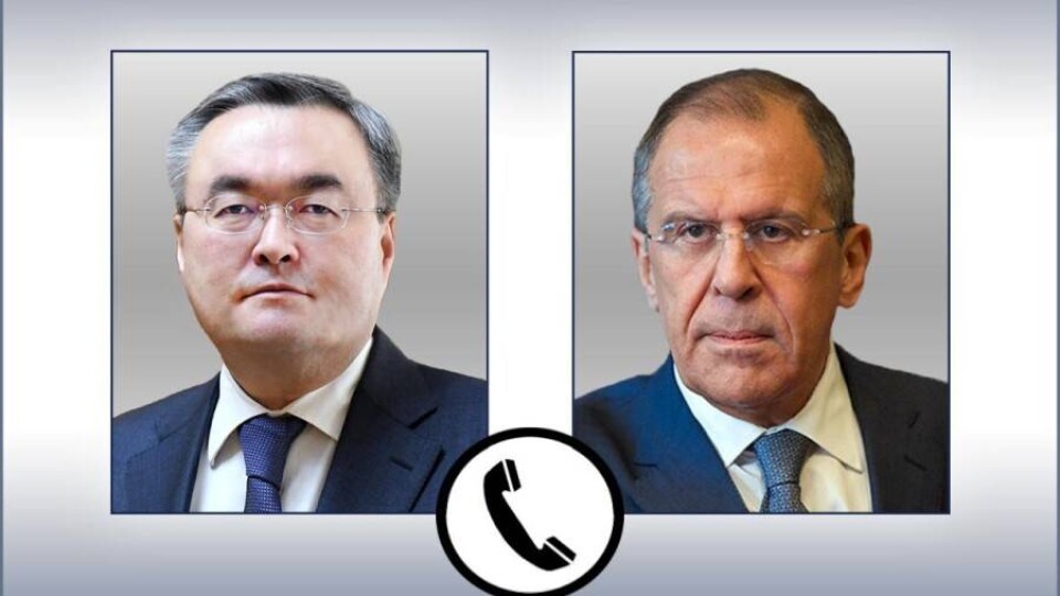 Главы МИД Казахстана и России обменялись оценками ситуации в Афганистане