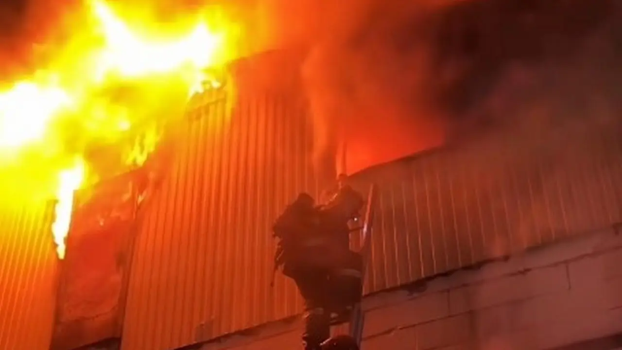 Кадр из видео ДЧС Костанайской области