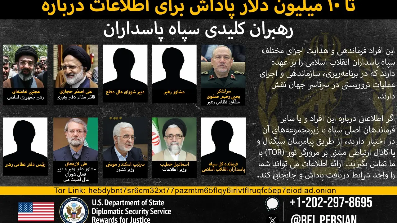 США объявили награду за информацию об этих лидерах КСИР / Фото со страницы Rewards for Justice в Facebook