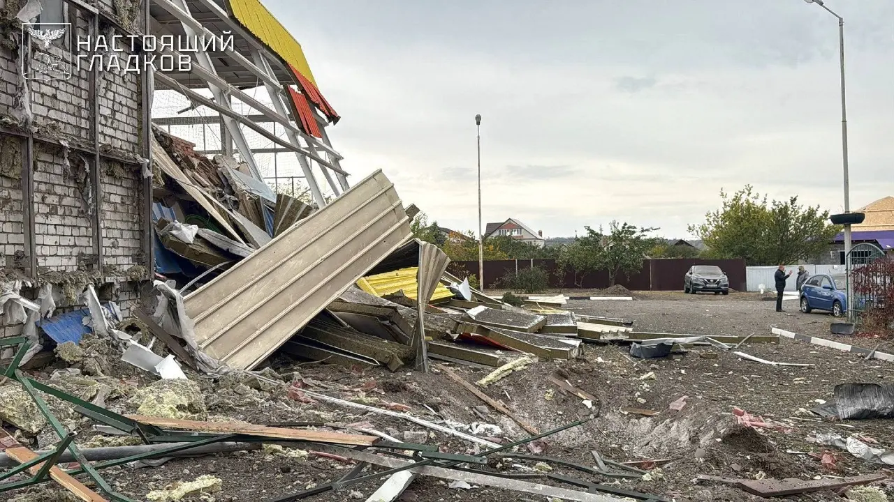 Последствия удара по посёлку Маслова Пристань в Белгородской области / Фото с Telegram Вячеслава Гладкова