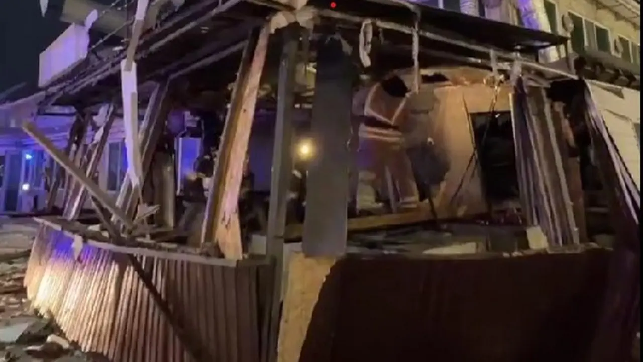 Кадр с видео МЧС